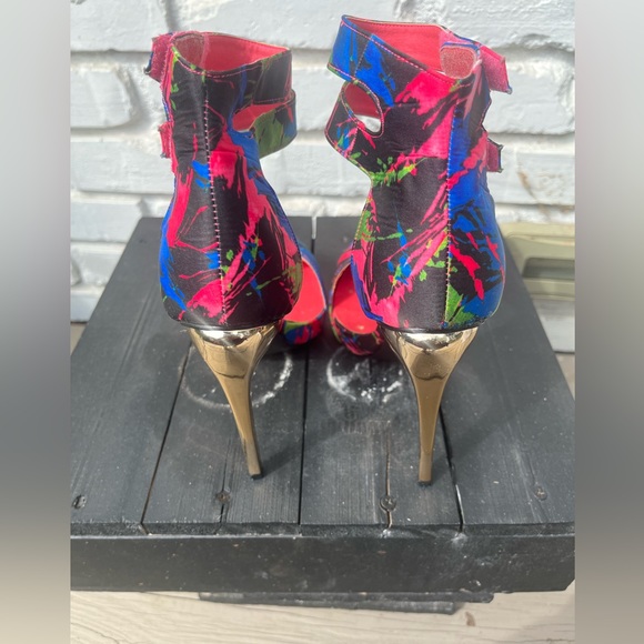 Lily’s Kloset multicolored stilettos - Picture 4 of 6